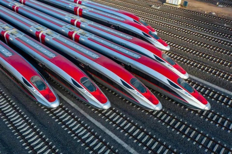 ?雅萬高鐵動(dòng)車組。中國中車供圖。